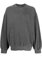 Carhartt WIP sweat Vulcan à patch logo - Gris