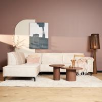 MySofa Floris | Divan links + 2,5-zits | fluweel beige