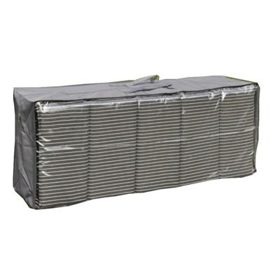 Tuinkussen beschermhoes/opberghoes - waterafstotend - polyester - 125 x 32 x 50 cm