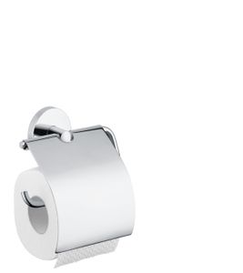 Hansgrohe Logis wc-rolhouder met klep chroom