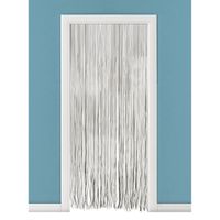 Vliegengordijn/deurgordijn PVC spaghetti wit - 90 x 220 cm - Insectenwerende vliegengordijnen - thumbnail