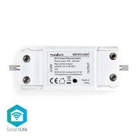 Nedis SmartLife Schakelaar | Wi-Fi | 2400 W | 90 x 40 x 25 mm | 1 stuks - WIFIPS10WT WIFIPS10WT - thumbnail