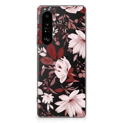 Smartphone hoesje Sony Xperia 1 III Watercolor Flowers