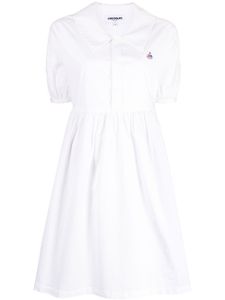 CHOCOOLATE robe-polo à manches bouffantes - Blanc