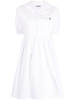 CHOCOOLATE robe-polo à manches bouffantes - Blanc