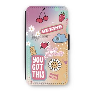 Positivity: iPhone X Flip Hoesje