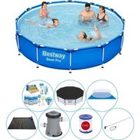 Bestway Steel Pro Rond 366x76 cm - Zwembad Met Accessoires - thumbnail