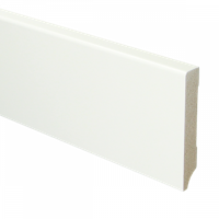 MDF Moderne plint 90x15 voorgelakt RAL9016 - lengte 240cm
