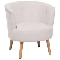 Beliani ODENZEN - Fauteuil-Wit-Polyester