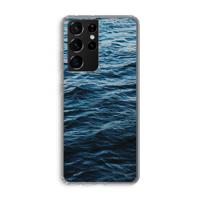 Oceaan: Samsung Galaxy S21 Ultra Transparant Hoesje - thumbnail