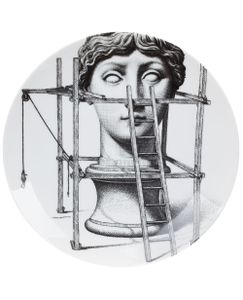 Fornasetti assiette "Tema e variazioni" - Blanc