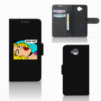 Microsoft Lumia 650 Wallet Case met Pasjes Popart Oh Yes - thumbnail