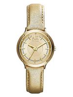 Horlogeband Armani Exchange AX5422 Leder Doublé 14mm