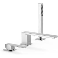 Badrand kraan Tres Slim | Inbouw | Mengkraan | 2-weg | Vierkant | Chroom