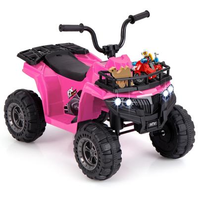6V Elektrische Quad Voor Kinderen Met Vooruit- en Achteruitfunctie-Roze