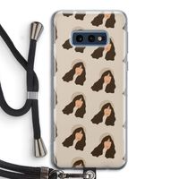Bonjour mon amour: Samsung Galaxy S10e Transparant Hoesje met koord