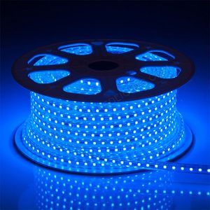 LED Strip 230 Volt - Blauw - IP66 - 60xSMD5050/m