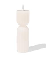 HEMA Led vormkaars ⌀6.2x23cm diabolo ivoor (ivoor)