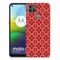 Motorola Moto G9 Power TPU bumper Batik Rood