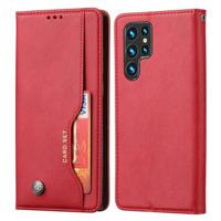 Samsung Galaxy S24 Ultra Card Set Series Wallet Case - Rood