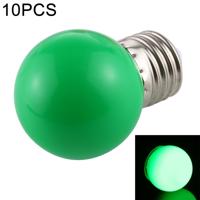 10 stuks 2W E27 2835 SMD Home Decoratie LED gloeilampen DC 12V (groen licht)