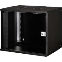 Digitus DN-49205 19inch-wandkast (b x h x d) 540 x 460 x 400 mm 9 HE Zwart, Zwart (RAL 9005) Digitus DN-49205 19inch-wandkast (b x h x d) 540 x 460 x 400 mm 9 HE Zwart, Zwart (RAL 9005)