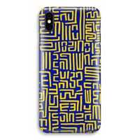 Majorelle Blue Print: iPhone X Volledig Geprint Hoesje