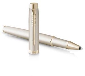 Parker IM Monochrome roller Champagne, fijn, giftbox