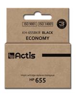 Actis KH-655BKR inkt (vervanging HP 655 CZ109AE; Standaard; 20 ml; zwart)