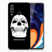 Silicone Back Case Samsung Galaxy A60 Skull Eyes