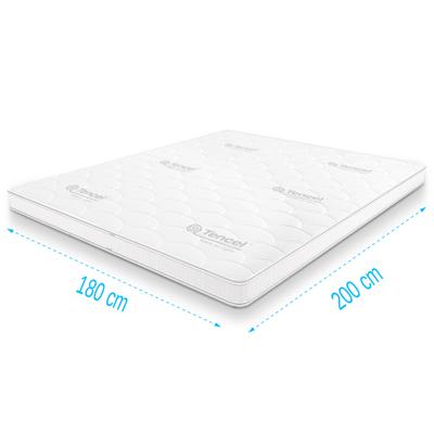 Topdekmatras traagschuim Tencel Deluxe 180x200 dikte 11 cm