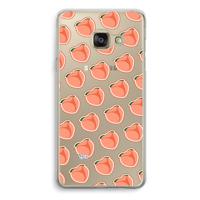 Just peachy: Samsung Galaxy A3 (2016) Transparant Hoesje - thumbnail