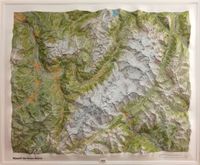 Reliëfkaart Massif Mont Blanc 3D (9782758538738) | IGN - Institut Géographique National - thumbnail