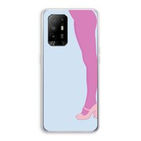 Pink panty: Oppo A94 5G Transparant Hoesje
