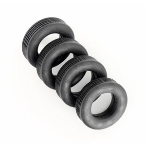 Veroma 1:16 Dieplader Banden Massief rubber 14 mm 4 stuk(s)