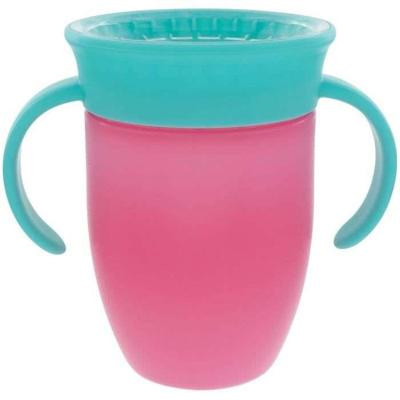 Set van 2 360° bekers met handvatten - NUBY - Meisjes
