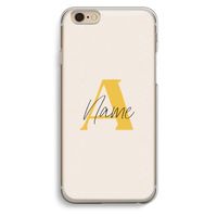 Amber Script: iPhone 6 / 6S Transparant Hoesje