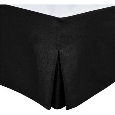 Boxspringhoes - HOME LINGE PASSION - 160 x 200 cm + 30 cm - Zwart
