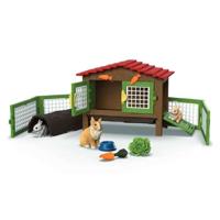 Konijnenhokdoos, SCHLEICH 42728 Farm World, 4 jaar
