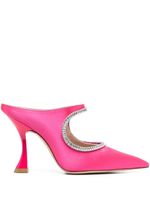 Stuart Weitzman mules à ornements en cristal 110 mm - Rose - thumbnail