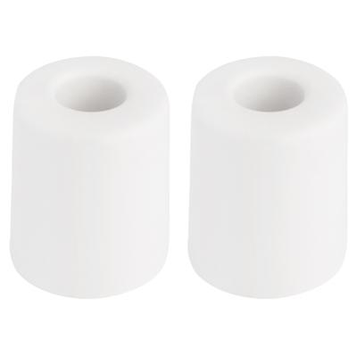 Benson Deurbuffers / deurstoppers rubbers - 2x - wit -35 x 30 mm - met schroefbevestiging