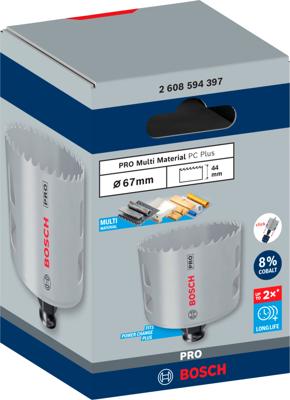 Bosch Accessoires PRO Multi Material PC Plus gatzaag | 67 mm - 2608594397