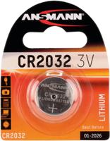 Ansmann knoopcel lithium coin cell cr2032, 3v