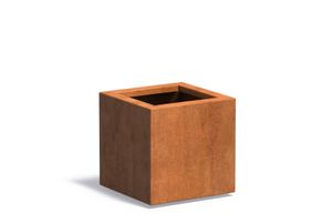 Cortenstaal plantenbak CARREZ 40x40x40cm.