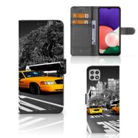 Samsung Galaxy A22 5G | Flip Cover | New York Taxi