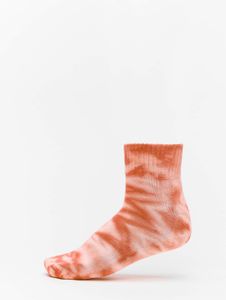 Urban Classics / Sokken Tie Dye Socks Short 2-Pack in oranje Urban Classics / Sokken Tie Dye Socks Short 2-Pack in oranje