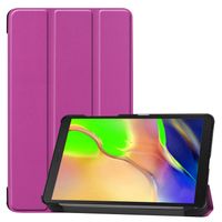 Basey Samsung Galaxy Tab A 8.0 (2019) Hoesje Kunstleer Hoes Case Cover -Paars