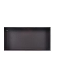 Looox Colour BoX inbouwnis - 60x30x10cm - RVS antraciet mat CBOX60A