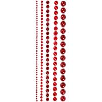 Vivi Gade Halve plakparels, afm 2-8 mm, rood, 140 stuk/ 1 doos