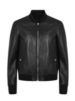 TOM FORD Leather Short Jacket - Noir